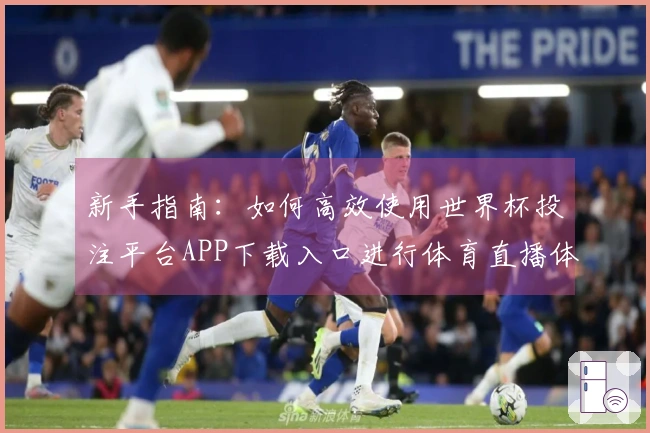 新手指南：如何高效使用世界杯投注平台APP下载入口进行体育直播体验